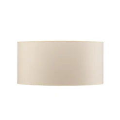 Pantalla Roller de algodón crudo Ø50cm Altura 24cm