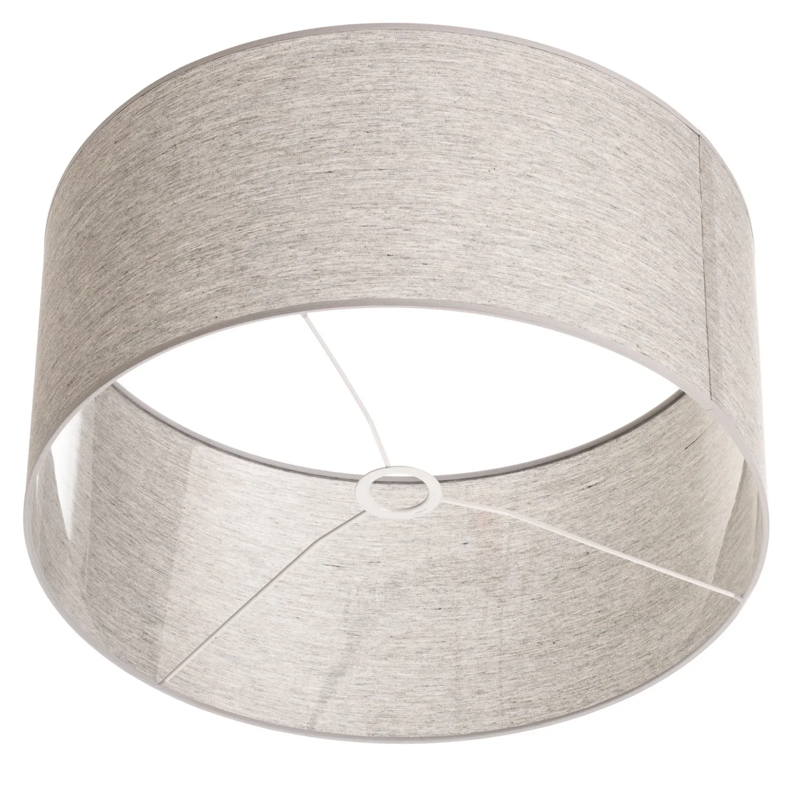 Pantalla Roller, gris, Ø 50 cm, altura 24 cm