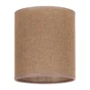 Pantalla Roller, marrón claro, Ø 13 cm, altura 15 cm