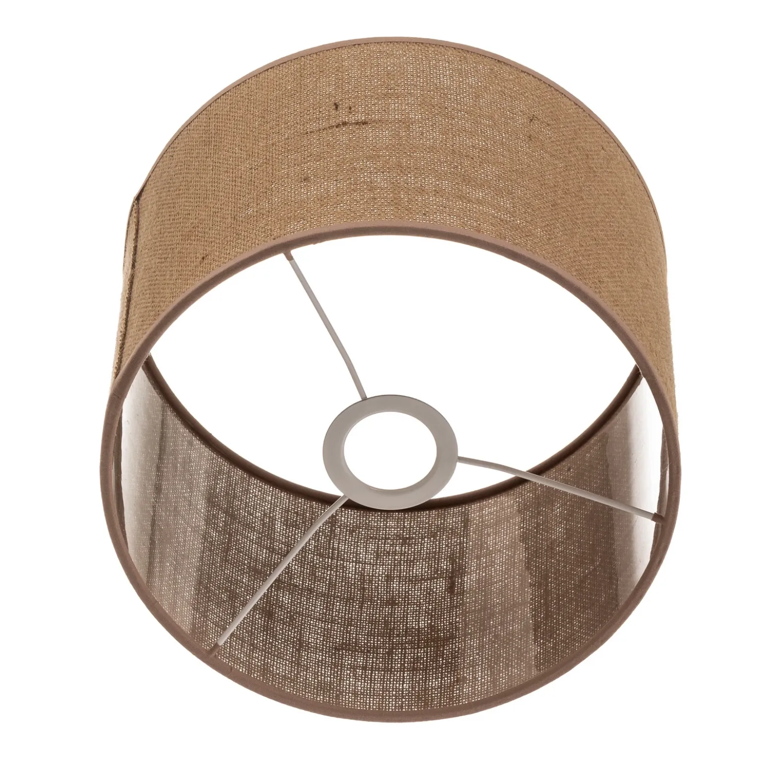 Pantalla Roller, marrón claro, Ø 25 cm, altura 18 cm
