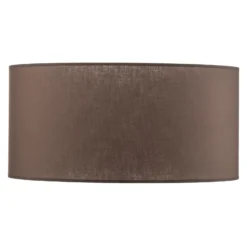 Pantalla Roller, marrón tierra, Ø 50 cm, altura 24 cm