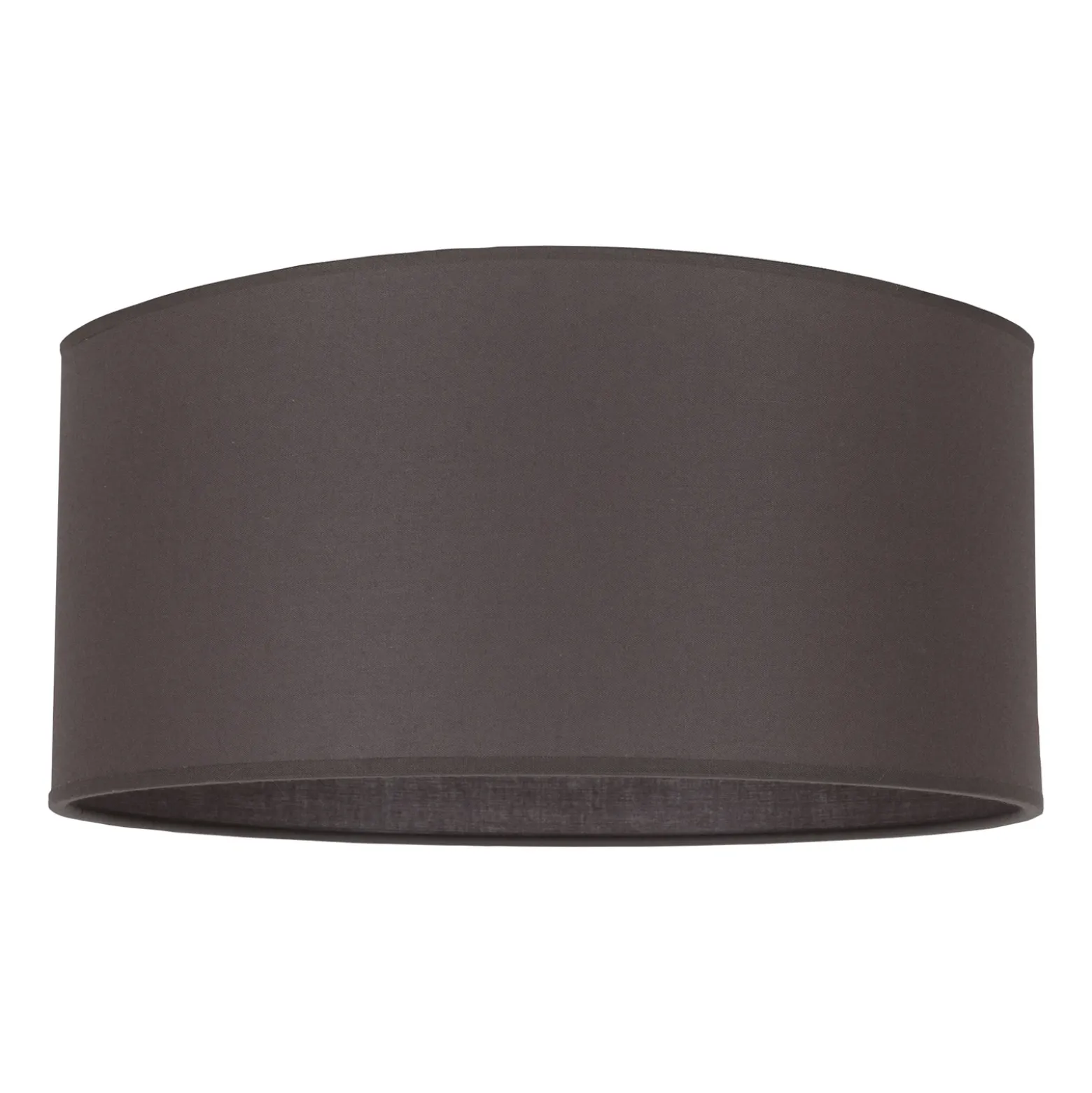 Pantalla Roller, marrón tierra, Ø 50 cm, altura 24 cm