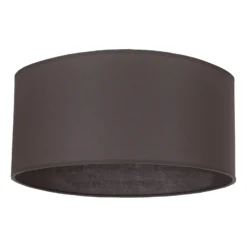 Pantalla Roller, marrón tierra, Ø 50 cm, altura 24 cm