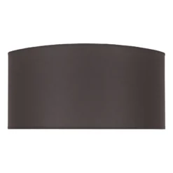 Pantalla Roller, marrón tierra, Ø 50 cm, altura 24 cm