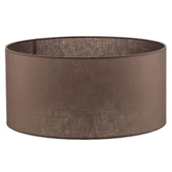 Pantalla Roller, marrón tierra, Ø 50 cm, altura 24 cm