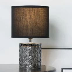 Pauleen cristal Glow lámpara de mesa pie de vidrio