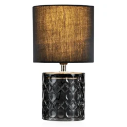 Pauleen cristal Glow lámpara de mesa pie de vidrio