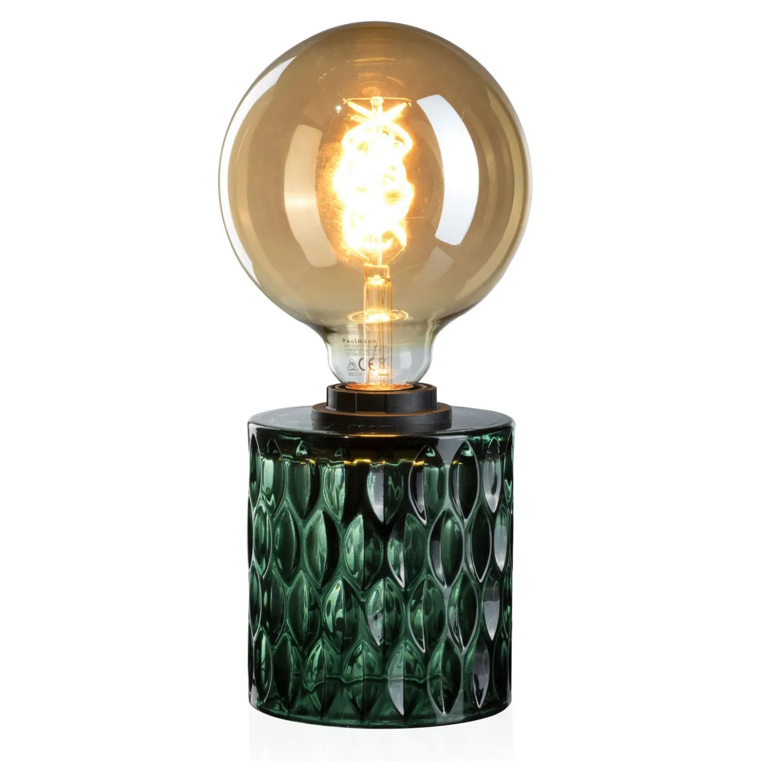 Pauleen Crystal Magic lámpara de mesa vidrio verde