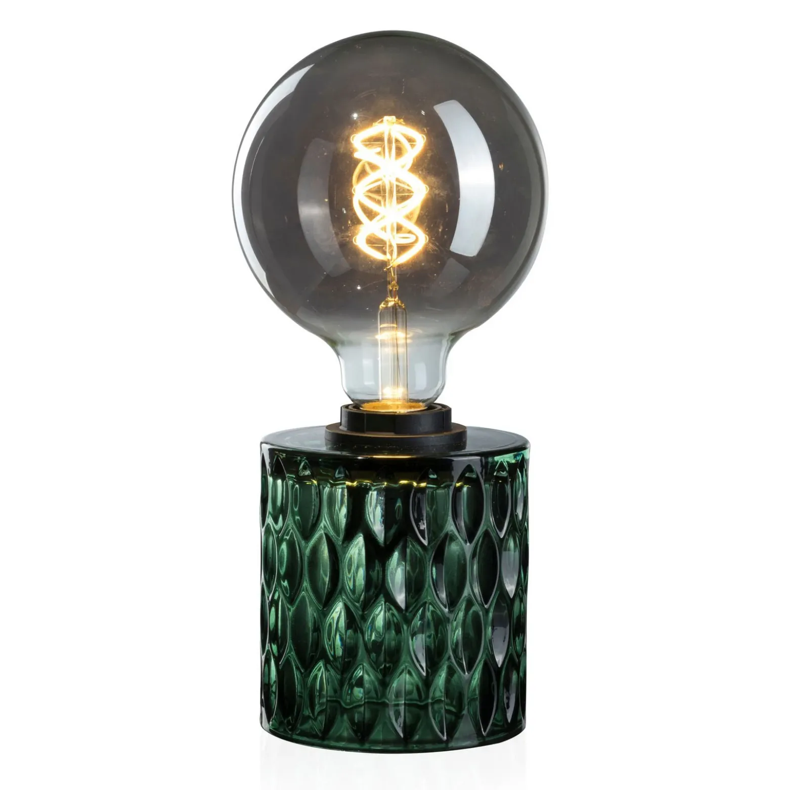 Pauleen Crystal Magic lámpara de mesa vidrio verde