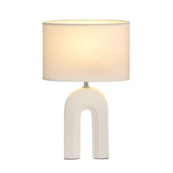 Pauleen Glow of Purity lámpara mesa, blanco/beige