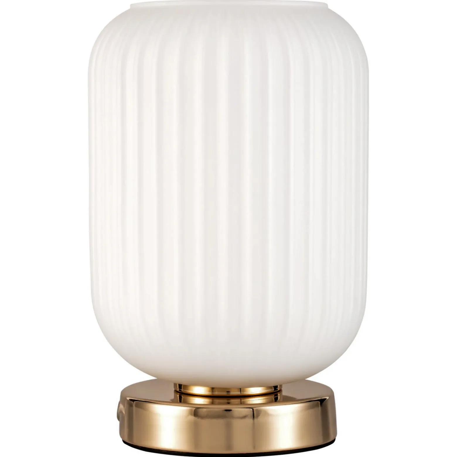 Pauleen Noble Purity lámpara de mesa vidrio blanco