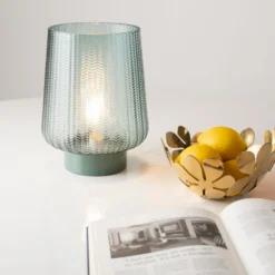 Pauleen Pretty Glamour LED E27 turquesa base metal