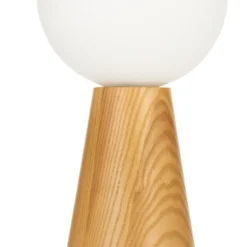 Pauleen Woody Soul mesa base madera, esfera vidrio