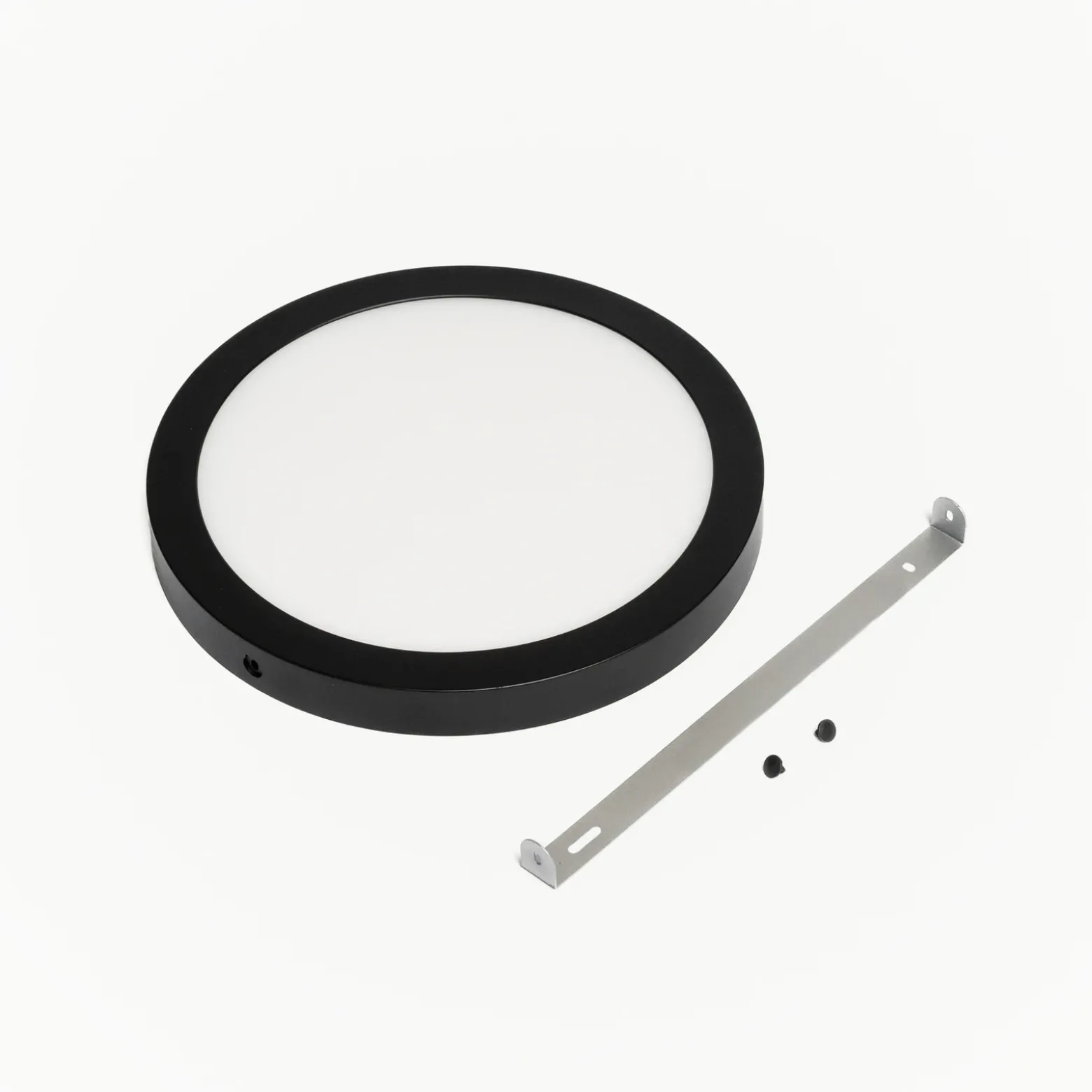 Paulmann Abia panel LED Ø 30cm 2.700K negro mate