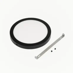 Paulmann Abia panel LED Ø 30cm 2.700K negro mate