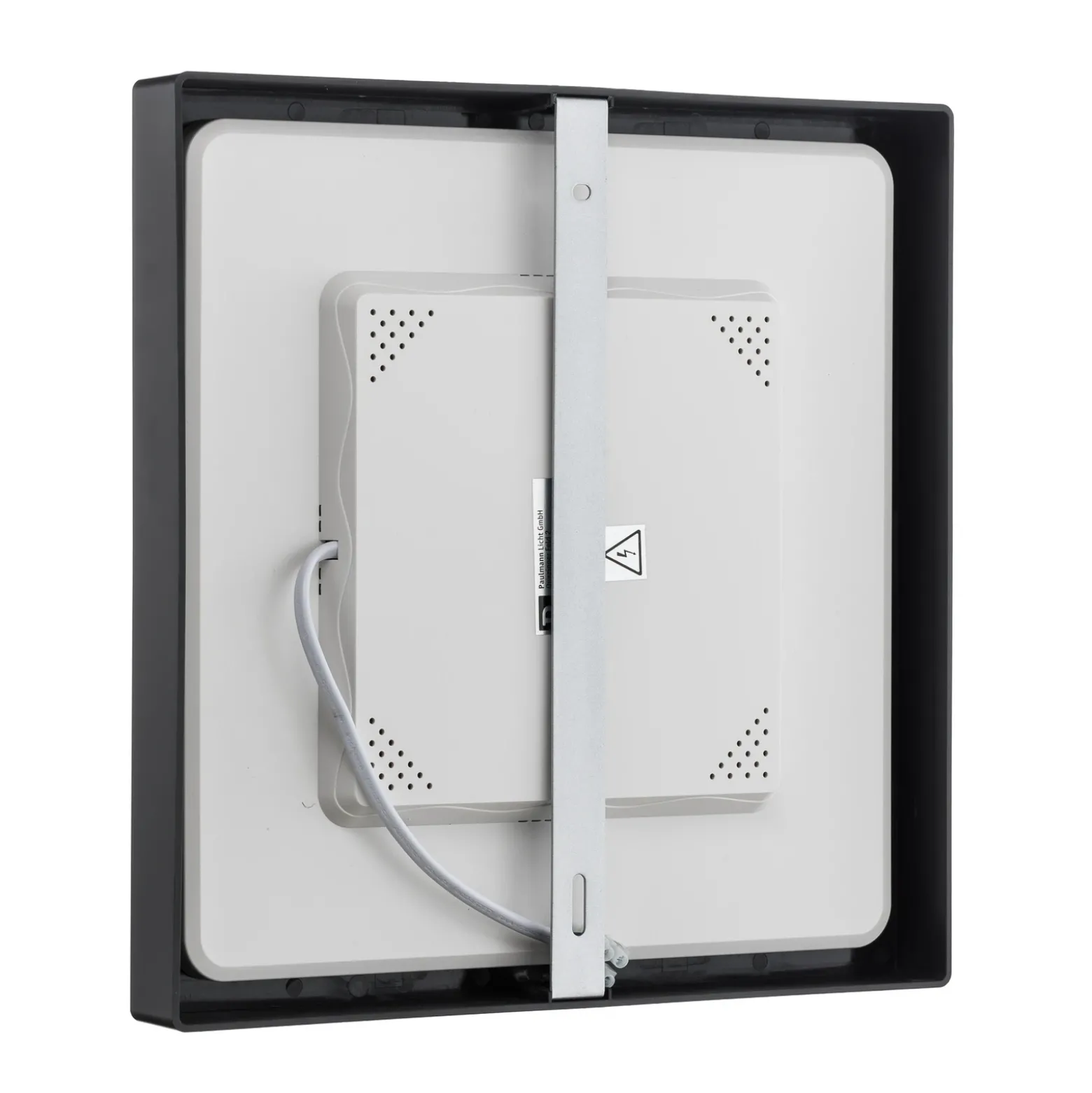 Paulmann Abia panel LED 30x30 cm 2.700K negro