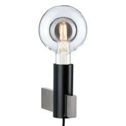 Paulmann Aik aplique con cable y enchufe