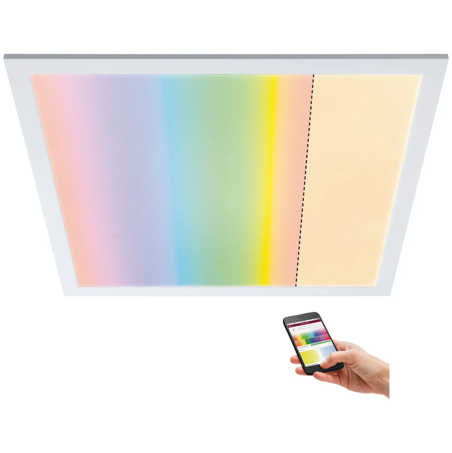 Paulmann Amaris panel LED, ZigBee, 60x60cm, RGBW