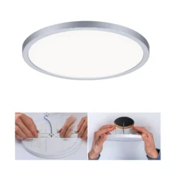 Paulmann Areo panel dim 3 redondo 840 cromo 23cm