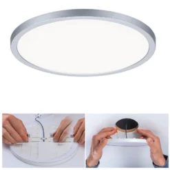 Paulmann Areo panel dim 3 redondo 840 cromo 23cm