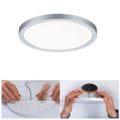 Paulmann Areo panel dim 3 redondo 840 cromo 17,5cm