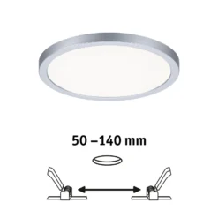Paulmann Areo panel dim 3 redondo 840 cromo 17,5cm