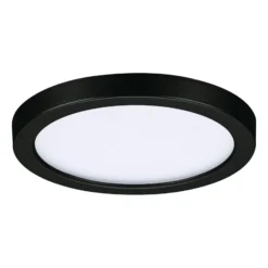 Paulmann Areo panel LED redondo negro 4000K Ø11,8cm