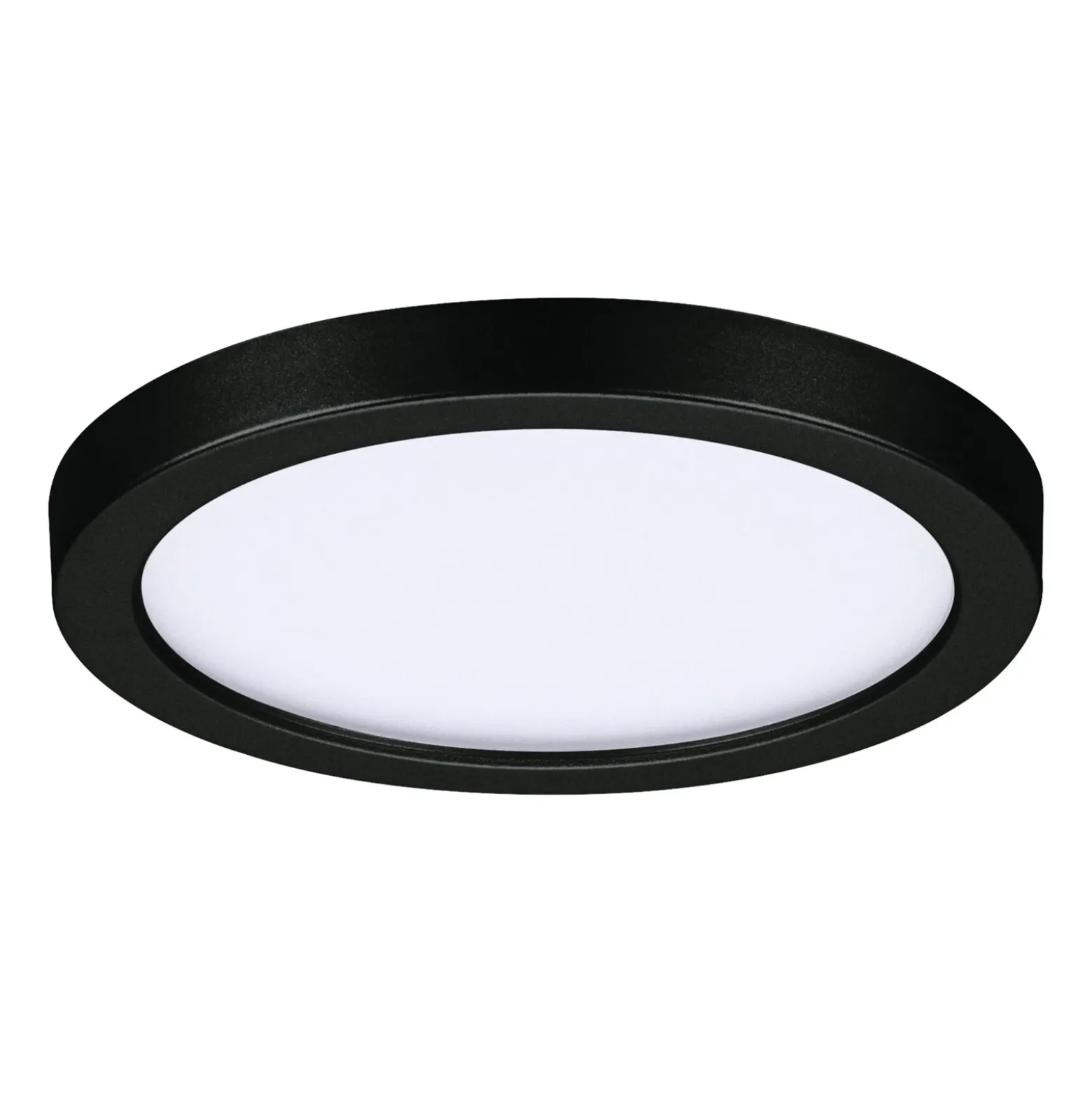 Paulmann Areo panel LED redondo negro 4000K Ø11,8cm