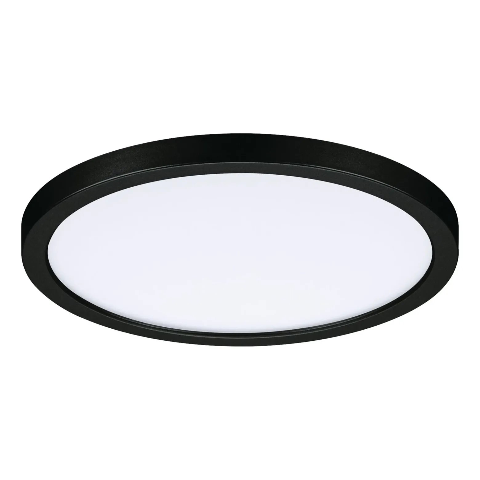 Paulmann Areo panel LED redondo negro 4000K Ø17,5cm