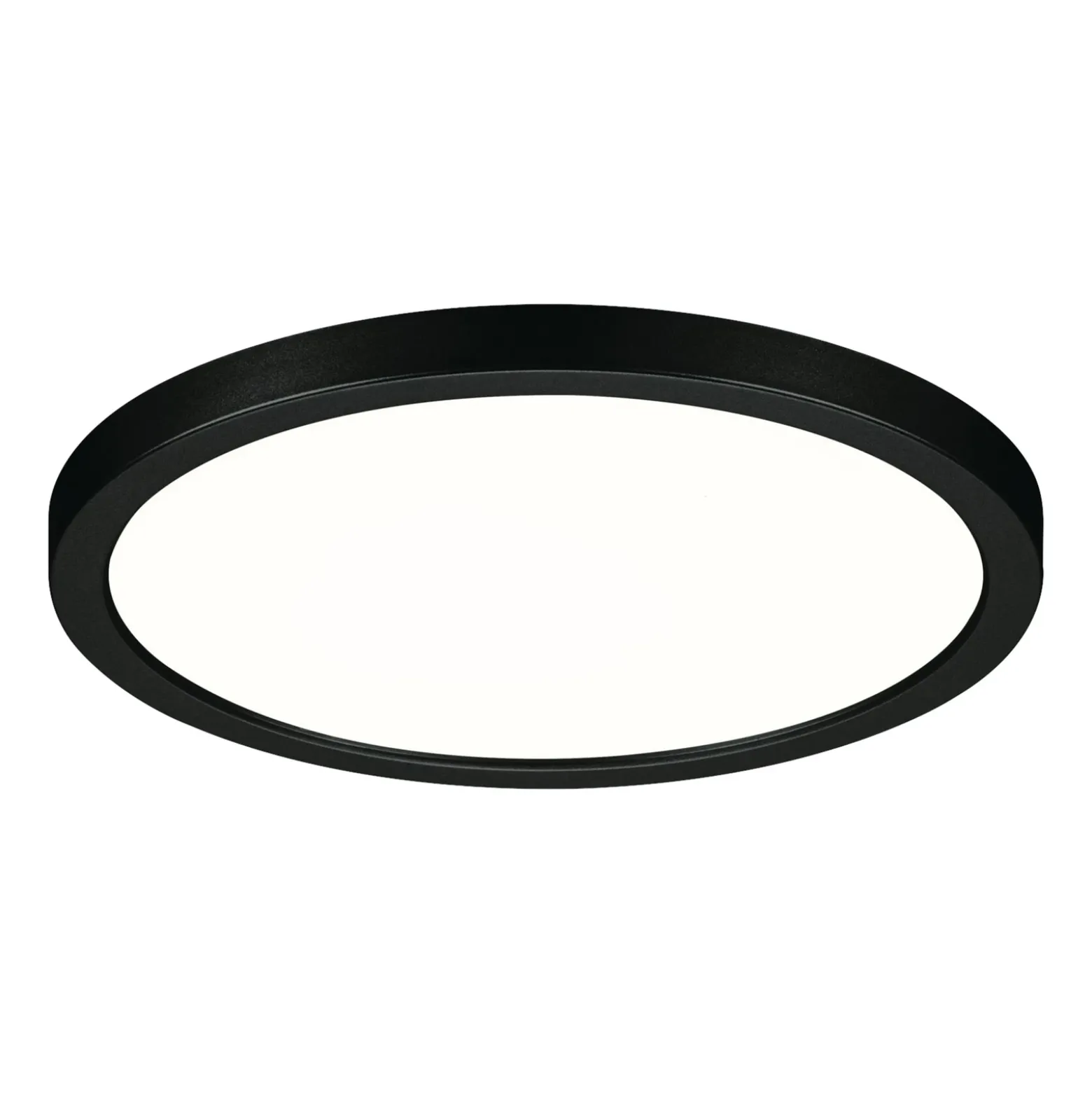 Paulmann Areo panel LED redondo negro 4000K Ø17,5cm