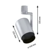 Paulmann Asthene URail Spot cromo mate
