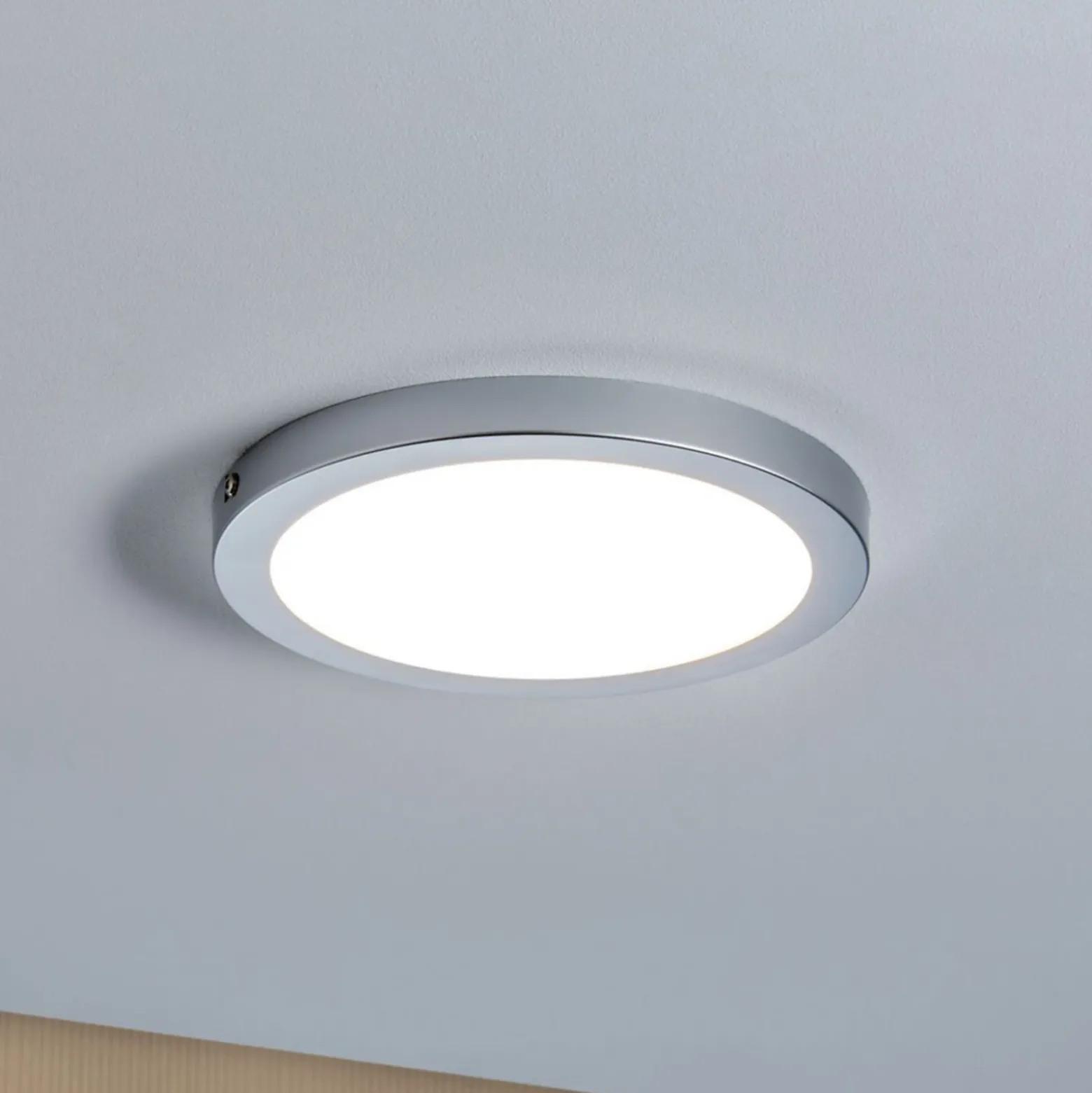 Paulmann Atria lámpara LED de techo Ø 22cm cromo