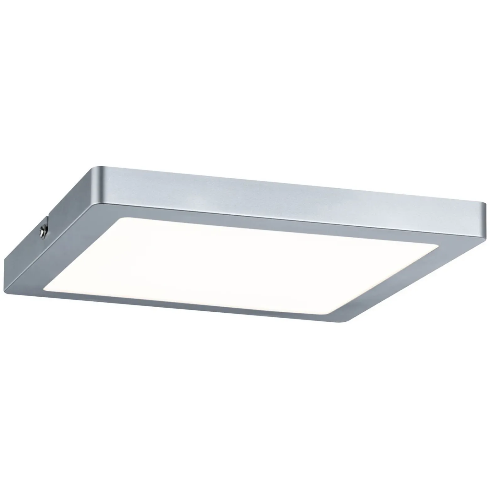 Paulmann Atria plafón 2.700 K 22x22cm cromo mate