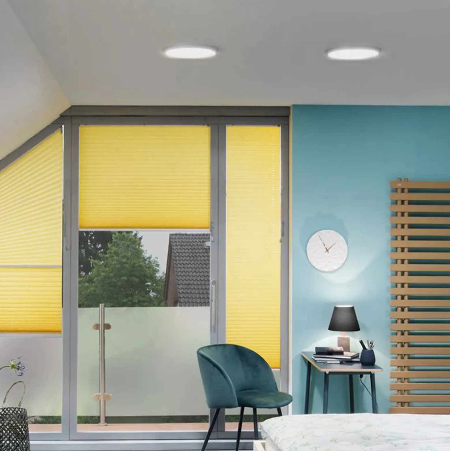 Paulmann Atria plafón LED Ø30cm blanco mate