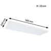 Paulmann Atria Shine on/off blanco 840 58x20cm