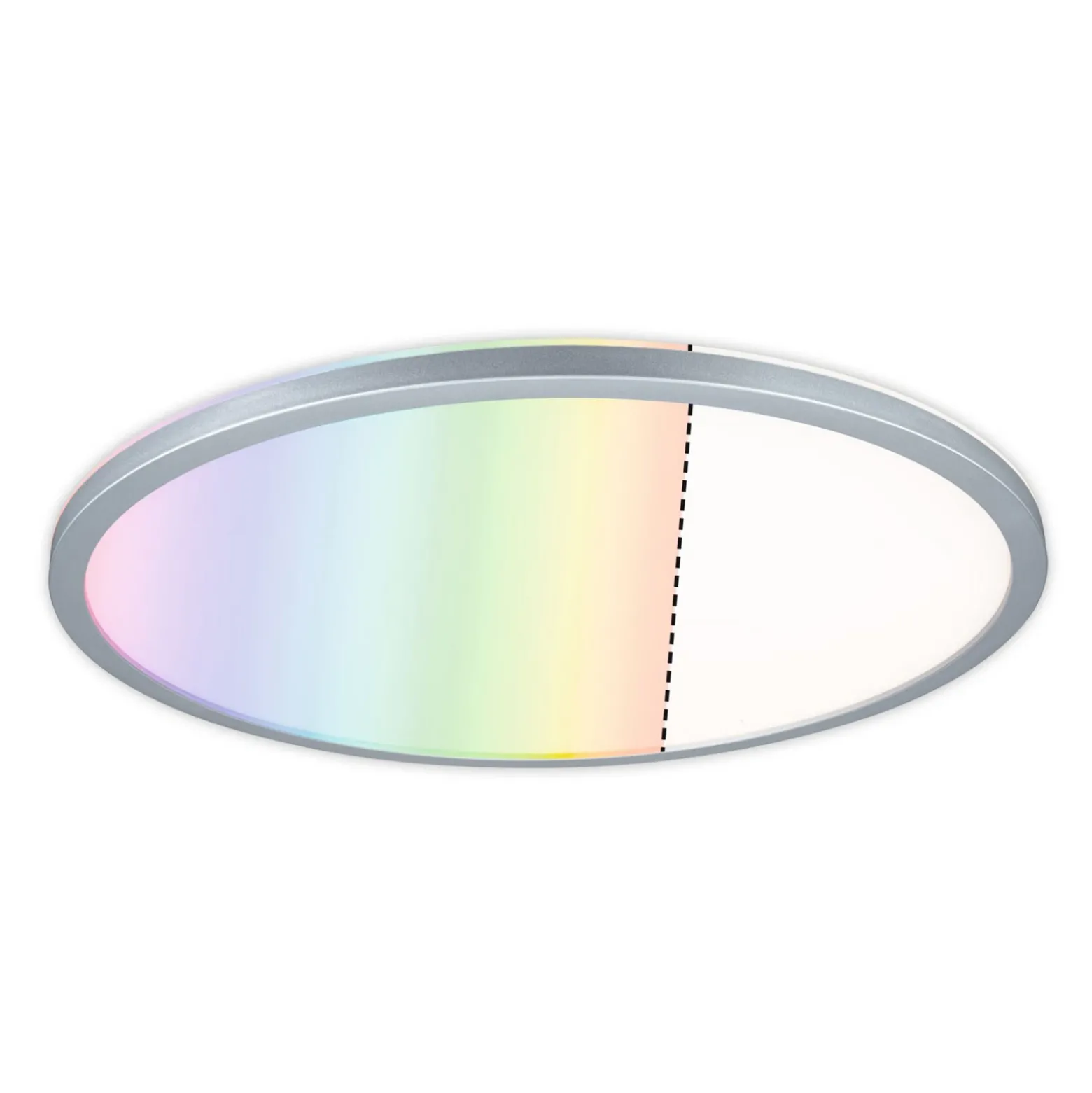 Paulmann Atria Shine Panel dim cromo RGBW Ø42cm
