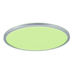 Paulmann Atria Shine Panel dim cromo RGBW Ø42cm