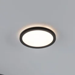 Paulmann Atria Shine Panel on/off negro 830 Ø19cm