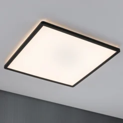 Paulmann Atria Shine panel 3-step negro 830 42x42