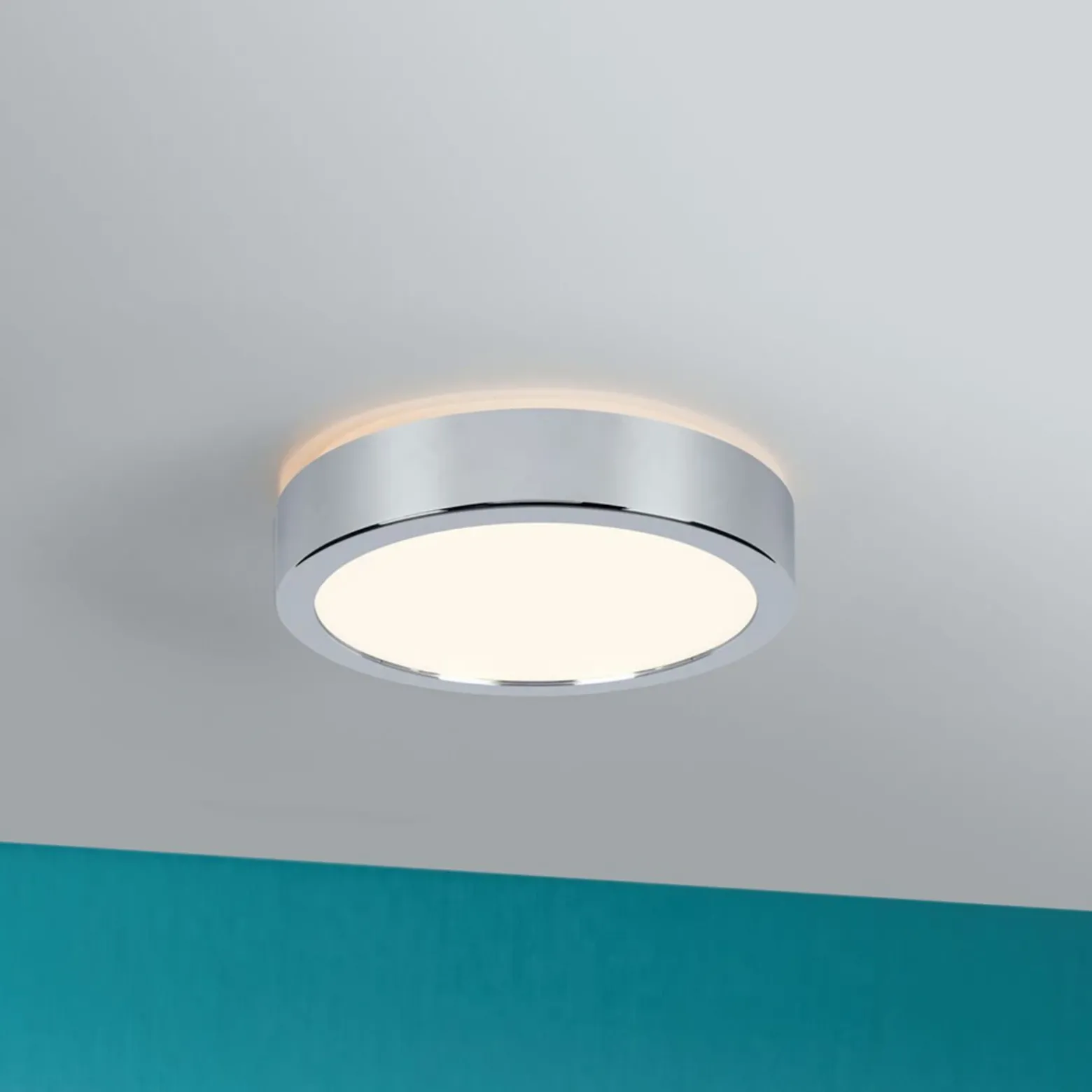 Paulmann Aviar plafón LED Ø 22cm cromo 3.000K