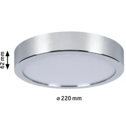 Paulmann Aviar plafón LED Ø 22cm cromo 3.000K