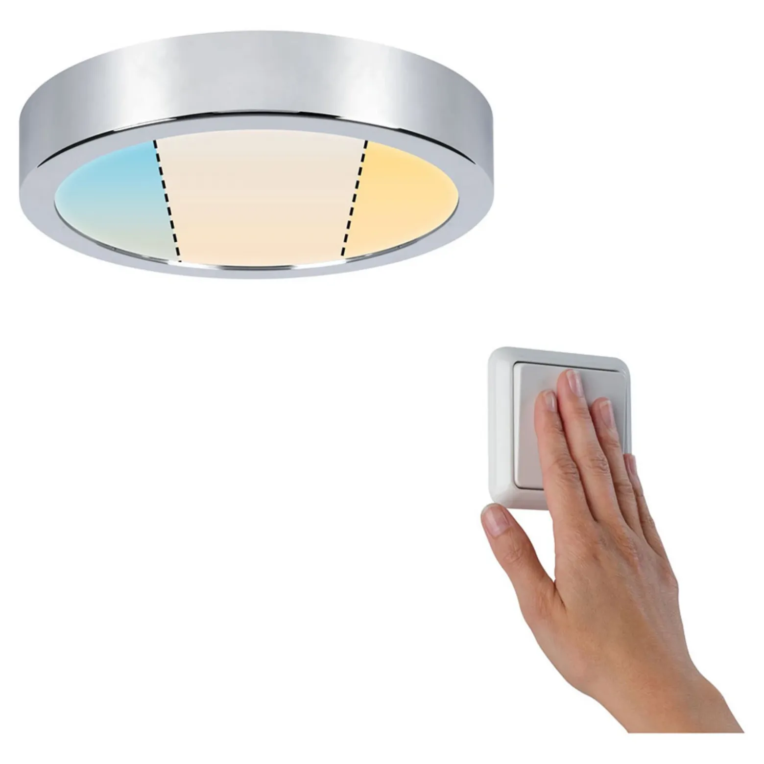 Paulmann Aviar plafón LED WhiteSwitch Ø 22cm