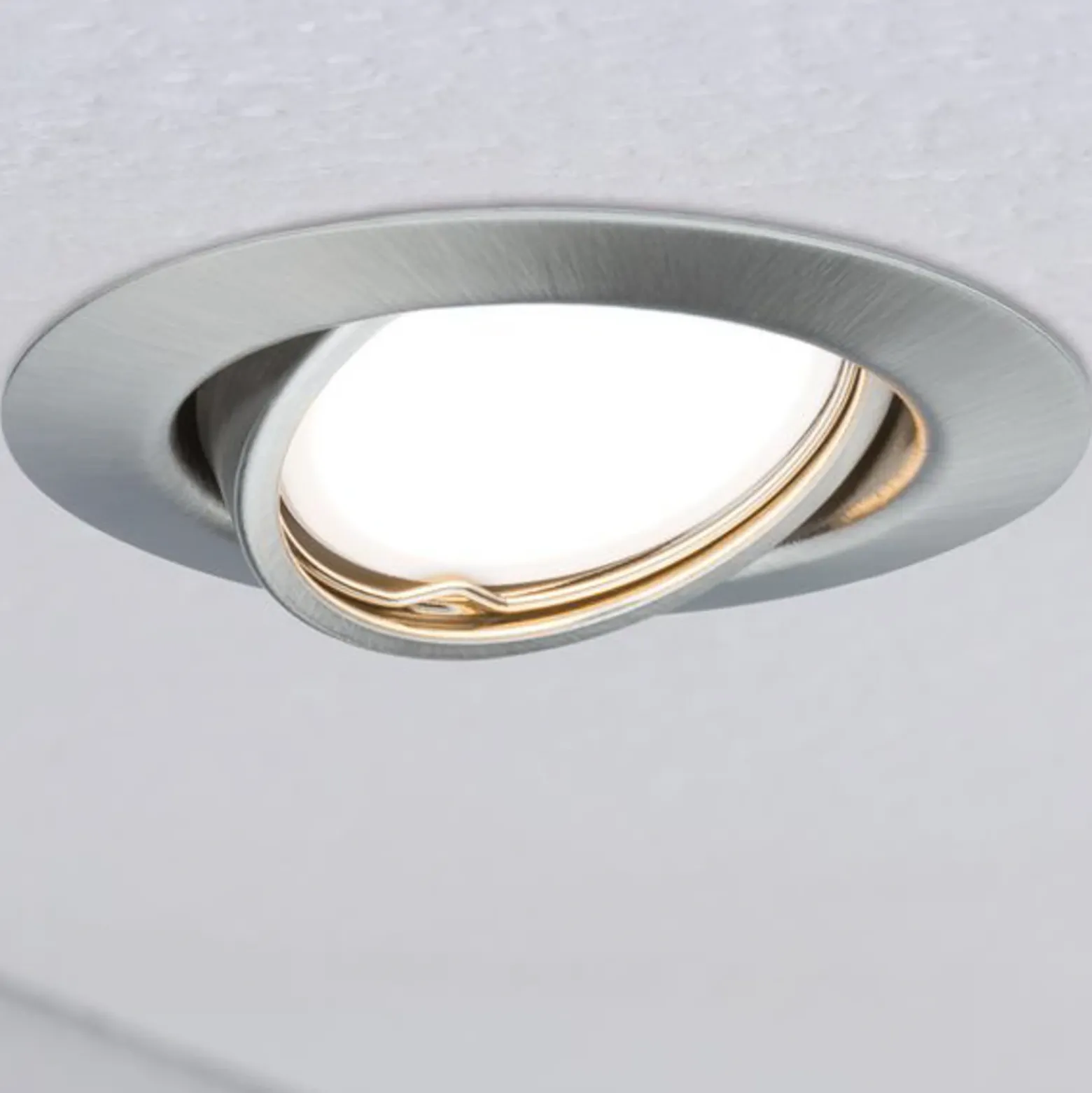 Paulmann Base empotrado LED 3 ud 3 step dim hierro