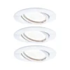 Paulmann Base foco LED 3 ud 3 step dim blanco