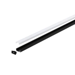 Paulmann Base Profil, negro, blanco, 1m