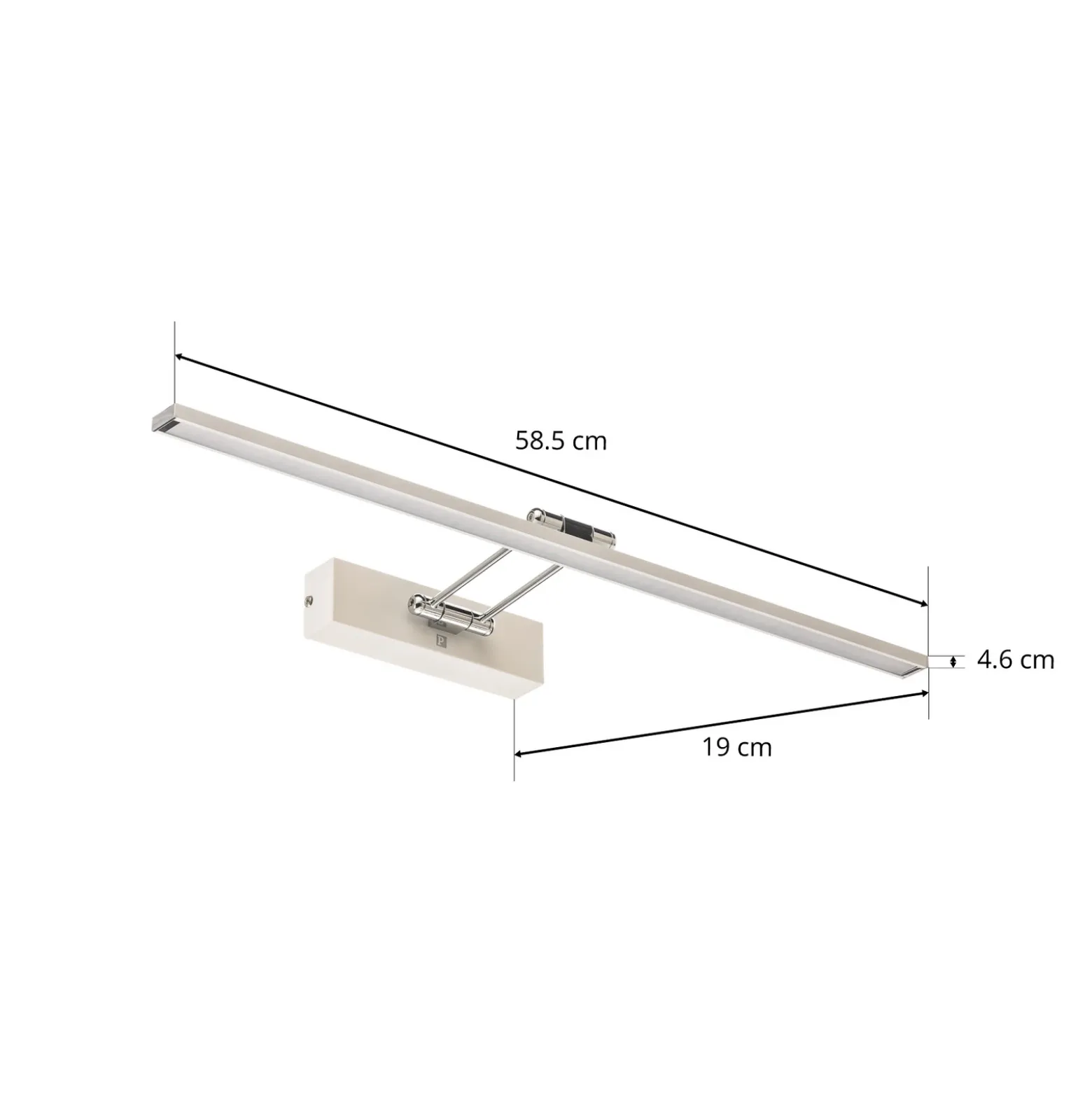 Paulmann Beam Sixty lámpara LED de cuadros blanco