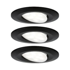 Paulmann Calla negro, con interruptor de encendido/apagado, orientable, 4000 K,
