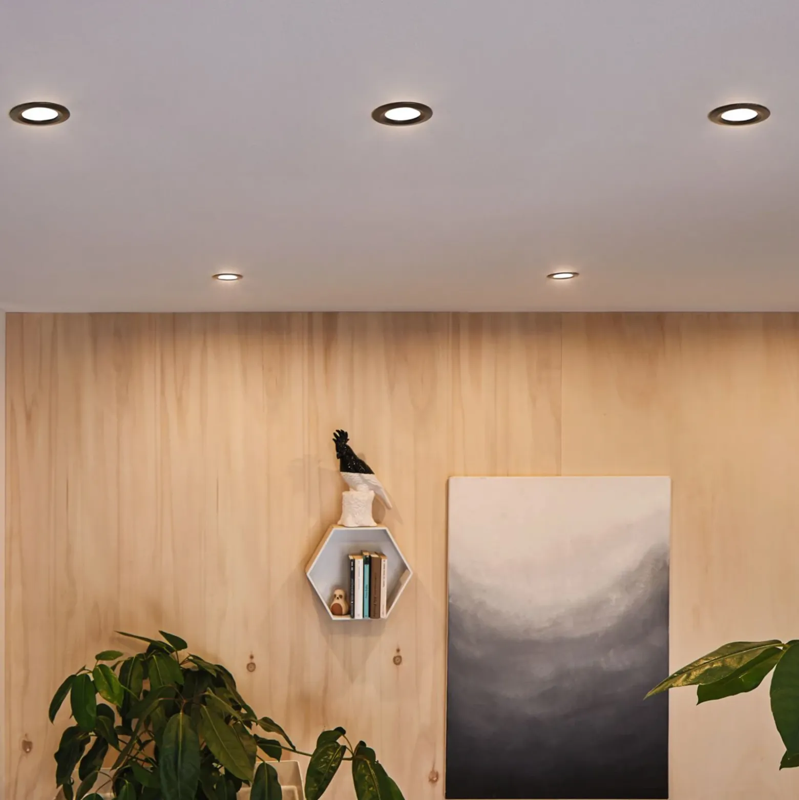 Paulmann Calla negro, con interruptor de encendido/apagado, orientable, 4000 K,