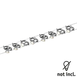 Paulmann Cardan sobre cable 8 cromo mate/cromo