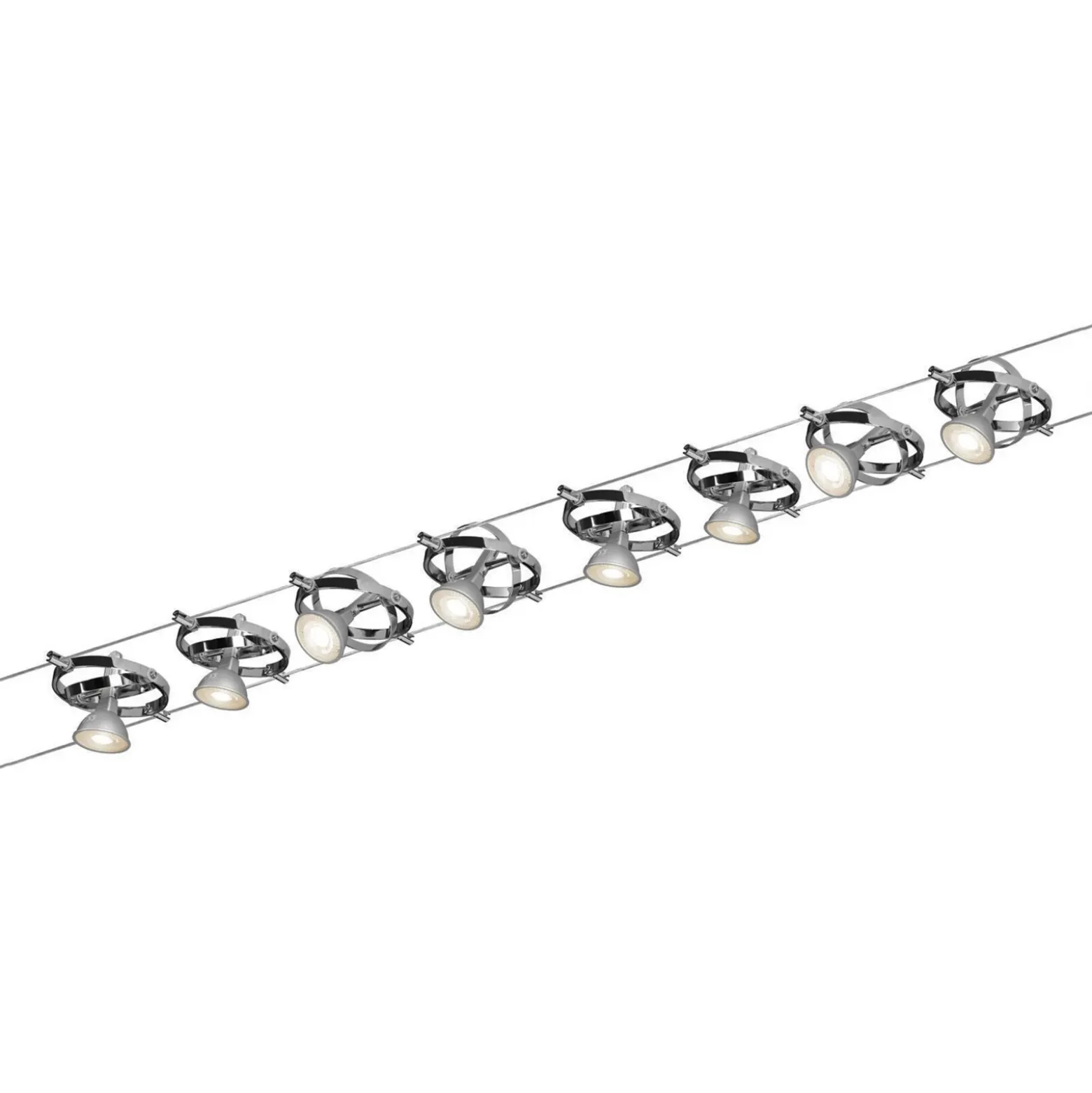 Paulmann Cardan sobre cable 8 cromo mate/cromo